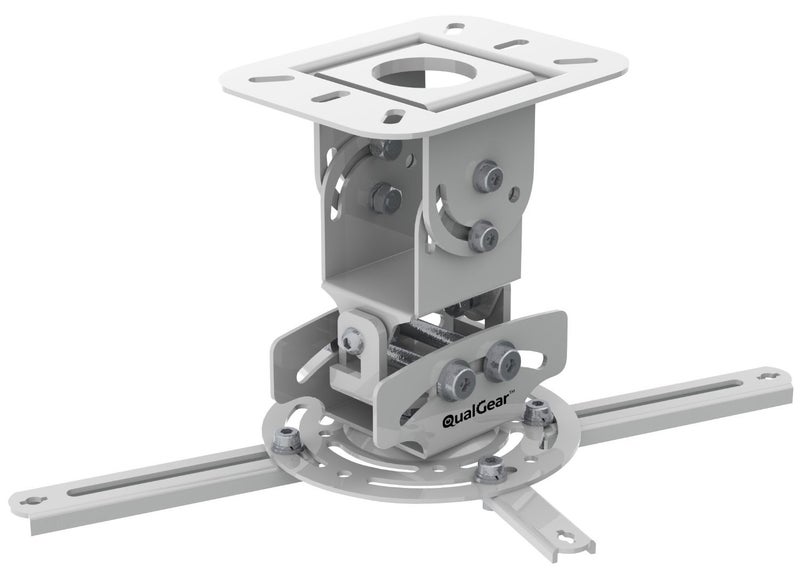 QualGear PRB-717-Wht Ceiling Mount Projector Accessory - Image 1